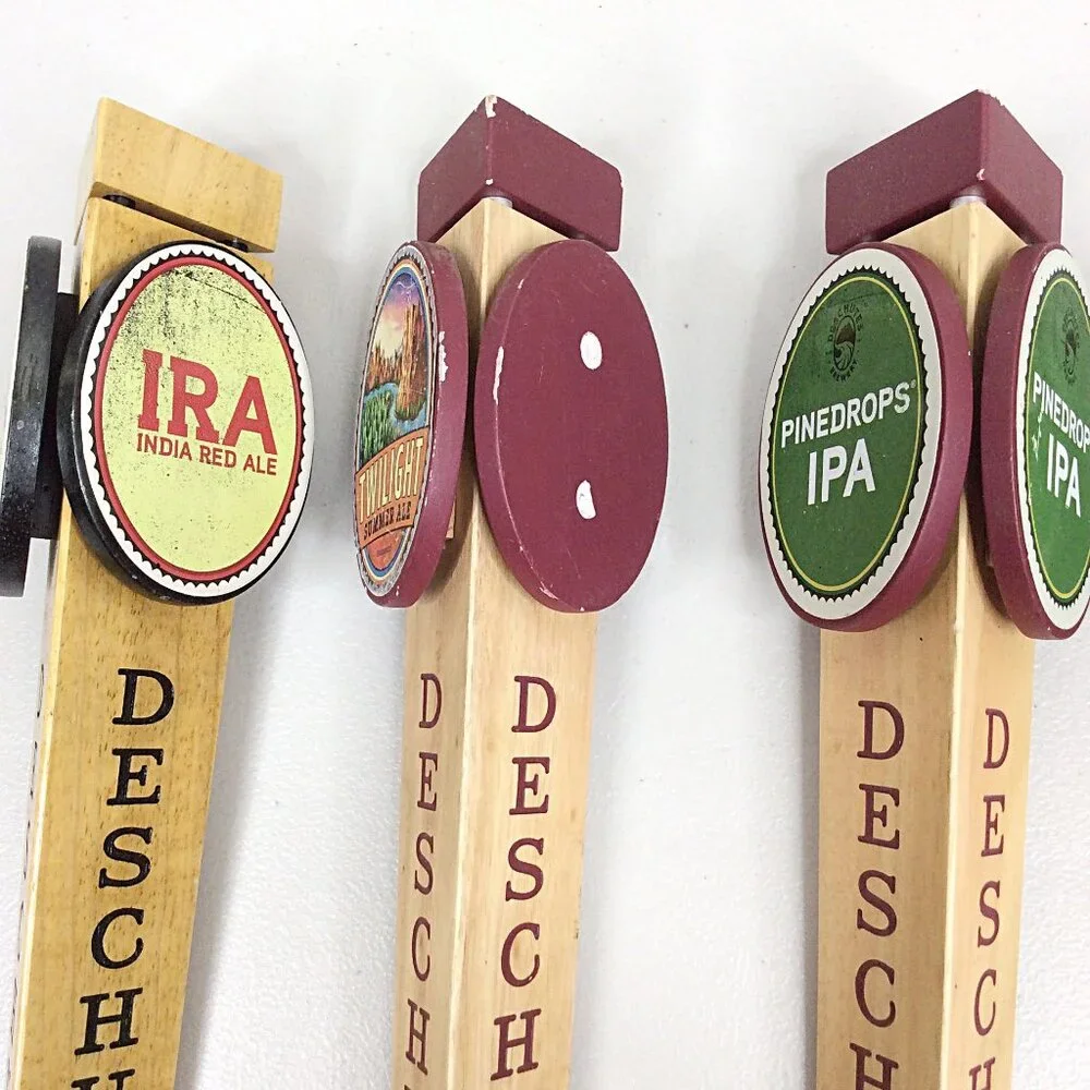 Lot of 5 Deschutes Brewing Beer‎ Tap Handles IRA Pinedrops IPA Hop in the Dark
